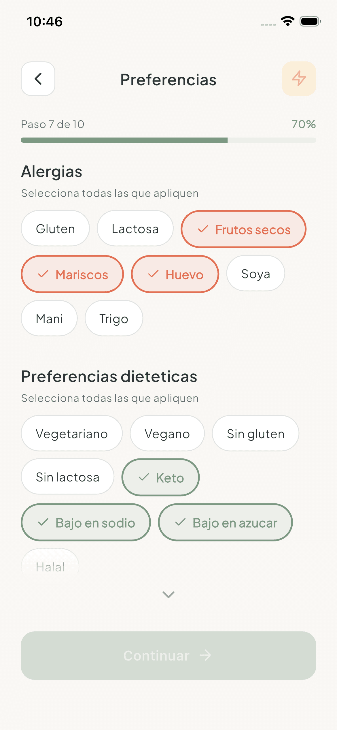 Alergias y dieta